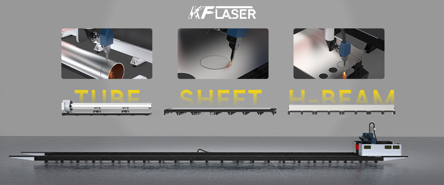 How does it process profiles, plates, and tubes in one machine_