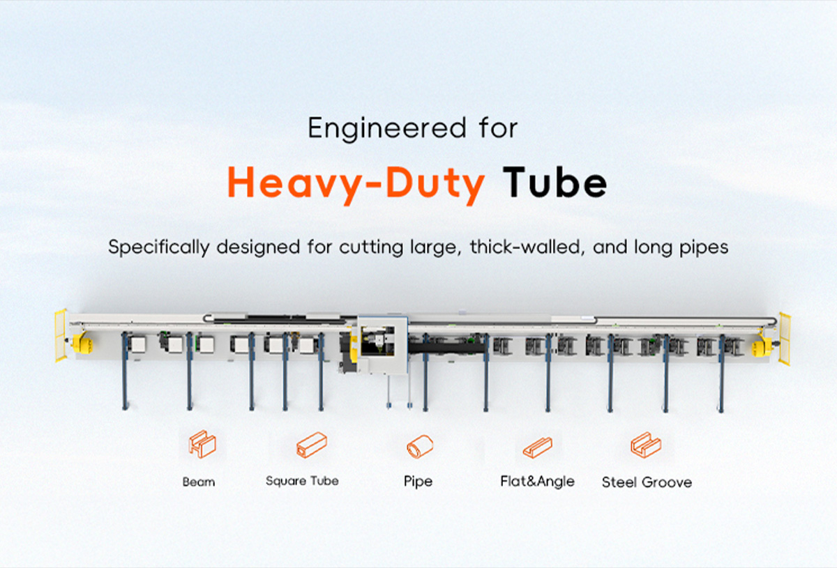 Revolutionizing Industrial Fabrication: The TIV Series Heavy-Duty Four-Chuck Laser Tube Cutter Redefines Precision And Power