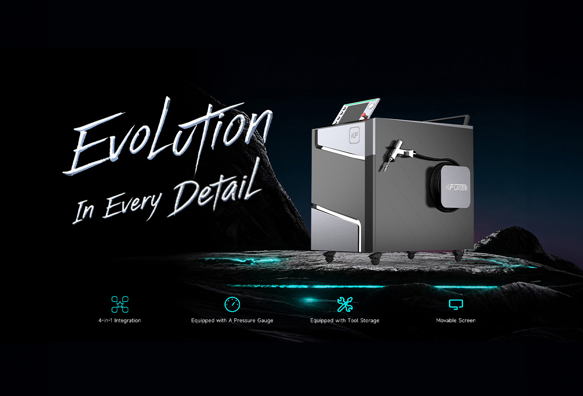 Evolution in Every Detail: KF Laser Unveils The 3rd Generation Water-Cooled 4-in-1 Laser Welder