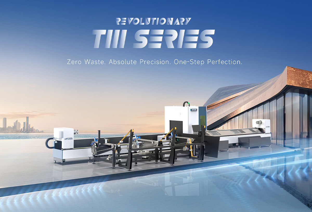 KFLASER Redefines Efficiency with The Revolutionary TIII Series Triple-Chuck Fiber Laser Tube Cutter